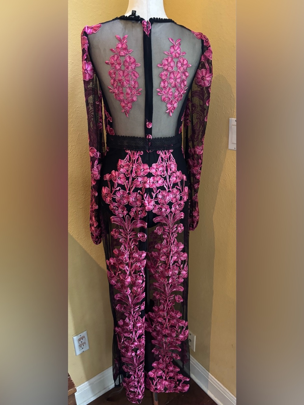 For Love and Lemons x Free People (UK) Temecula lace embroidered pantsuit. Large - Picture 6 of 12